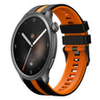 For Amazfit Balance 22mm Two-Color Sports Silicone Watch Band(Black+Orange) - free shipping - PMC TechLife - Order now!