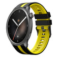 For Amazfit Balance 22mm Two-Color Sports Silicone Watch Band(Black+Yellow) - free shipping - PMC TechLife - Order now!