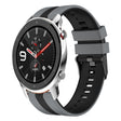 For Amazfit GTR 4 22mm Two-Color Sports Silicone Watch Band(Grey+Black) - free shipping - PMC TechLife - Order now!