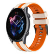 For Amazfit GTR 3 Pro 22mm Two-Color Sports Silicone Watch Band(Starlight+Orange) - free shipping - PMC TechLife - Order now!