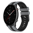 For Amazfit GTR 2e 22mm Two-Color Sports Silicone Watch Band(Grey+Black) - free shipping - PMC TechLife - Order now!