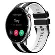 For Amazfit GTR 2 22mm Two-Color Sports Silicone Watch Band(Black+White) - free shipping - PMC TechLife - Order now!