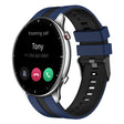 For Amazfit GTR 2 22mm Two-Color Sports Silicone Watch Band(Blue+Black) - free shipping - PMC TechLife - Order now!
