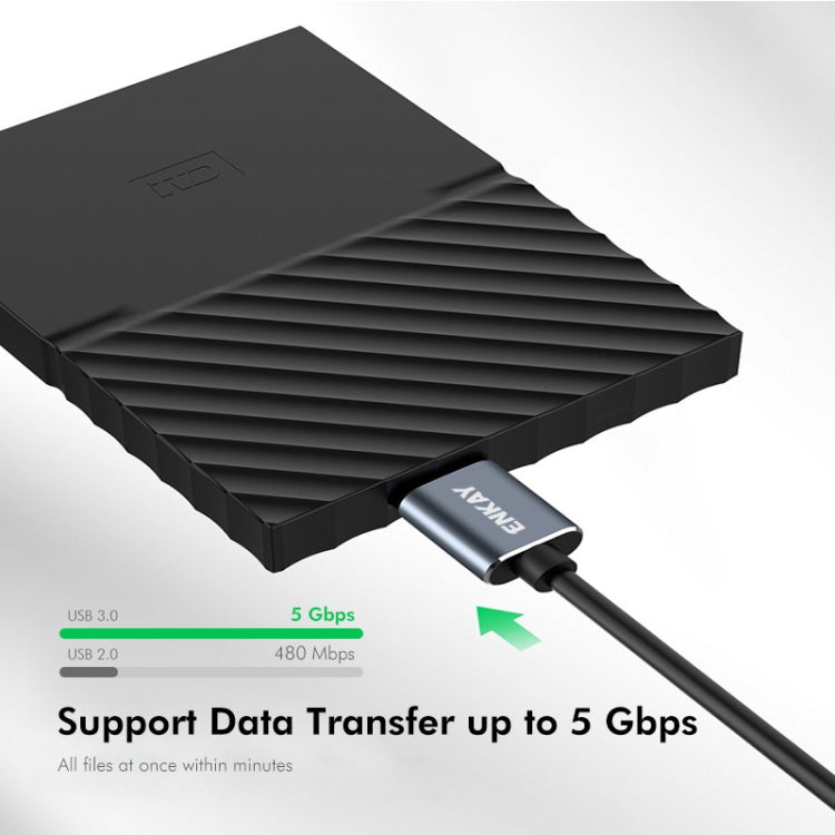 ENKAY USB 3.1 Type-C to USB 3.0 Micro B 10Gbps Data Camera Hard Drive Cable, Length:1m - Others by ENKAY | Online Shopping South Africa | PMC TechLife | Buy Now Pay Later Mobicred