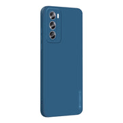 For OPPO Reno12 Pro Global PINWUYO Sense Series Liquid Silicone TPU Phone Case(Blue)