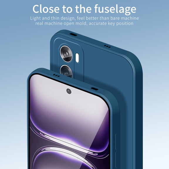 For OPPO Reno12 Pro Global PINWUYO Sense Series Liquid Silicone TPU Phone Case(Blue)