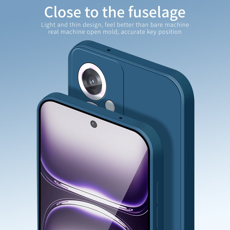 For OPPO Reno11 F PINWUYO Sense Series Liquid Silicone TPU Phone Case(Black)