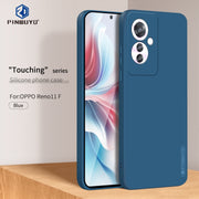 For OPPO Reno11 F PINWUYO Sense Series Liquid Silicone TPU Phone Case(Blue)