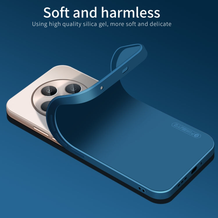 For OPPO Reno12 F PINWUYO Sense Series Liquid Silicone TPU Phone Case(Blue)