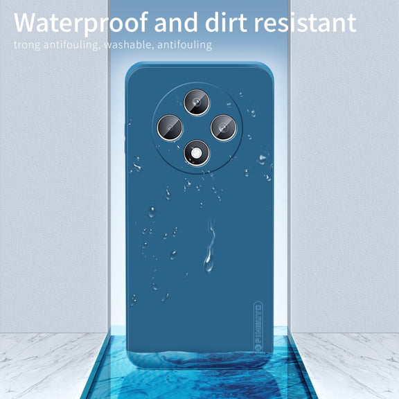 For OPPO Reno12 F PINWUYO Sense Series Liquid Silicone TPU Phone Case(Blue)