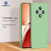 For OPPO Reno12 F PINWUYO Sense Series Liquid Silicone TPU Phone Case(Green)