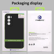 For OPPO Reno12 Pro Global PINWUYO Sense Series Liquid Silicone TPU Phone Case(Black)
