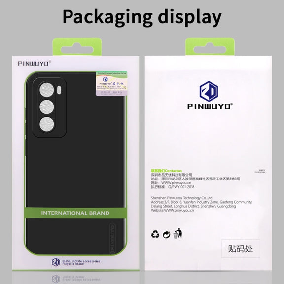 For OPPO Reno12 Global PINWUYO Sense Series Liquid Silicone TPU Phone Case(Green)