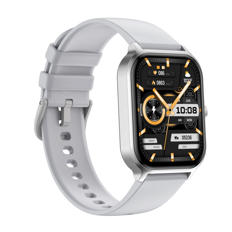 P85 1.93 inch Color Screen Smart Watch, Support Bluetooth Call / Wellness Tracking(Silver)