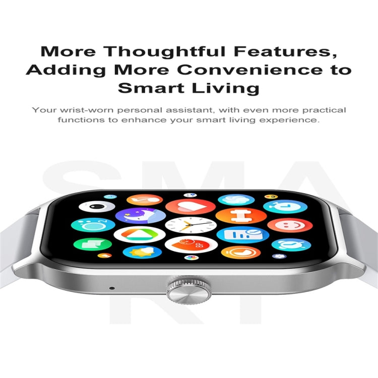P85 1.93 inch Color Screen Smart Watch, Support Bluetooth Call / Wellness Tracking(Black)