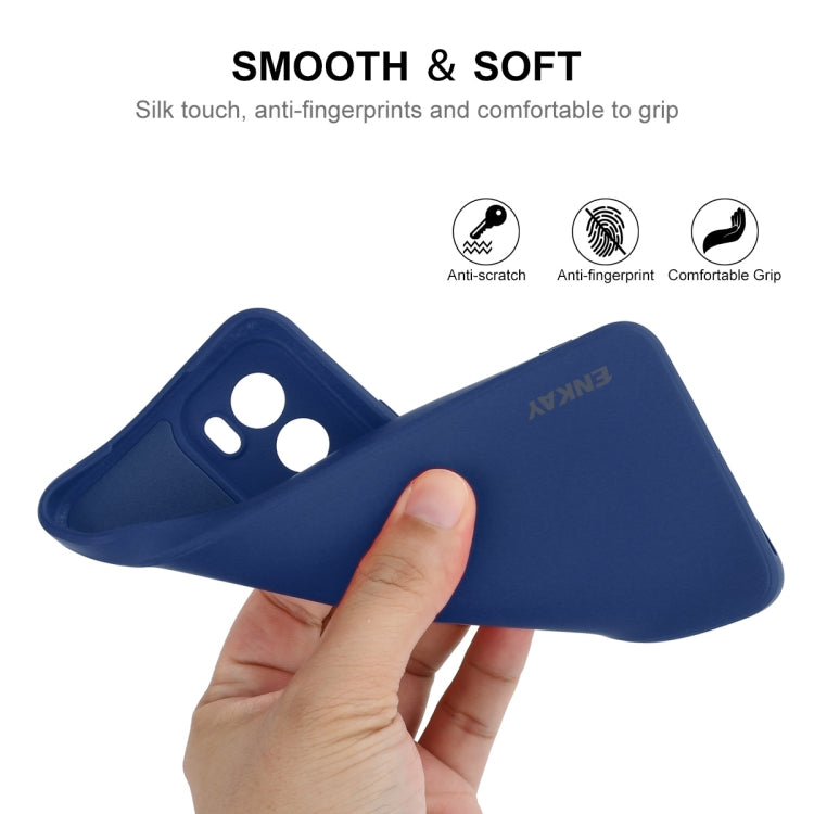 For OPPO Reno12 Pro ENKAY Liquid Silicone Soft Shockproof Phone Case(Black) - OPPO Cases by ENKAY | Online Shopping South Africa | PMC Jewellery | Buy Now Pay Later Mobicred