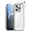 For iPhone 16 Pro Max NORTHJO 5 in 1 Clear Phone Case with 2pcs Screen Film + 2pcs Camera Lens Film - iPhone 16 Pro Max Cases by NORTHJO | Online Shopping South Africa | PMC TechLife | Buy Now Pay Later Mobicred
