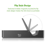 WAVLINK UHP3D01G Gigabit Ethernet USB 3.0 Multi-Function HUB 4K HD Docking Station(AU Plug)