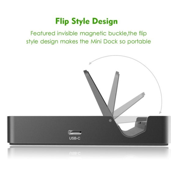 WAVLINK UHP3D01G Gigabit Ethernet USB 3.0 Multi-Function HUB 4K HD Docking Station(AU Plug)