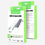 ADS-301A USB 3.0 to Type-C + USB 3.0 / 2.0 4-Ports Hub Laptop Expander(Grey)