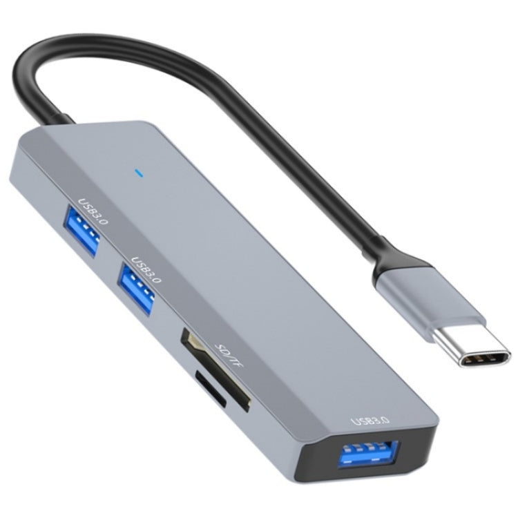 ADS-310C HUB Expansion Converter USB-C / Type-C to 3 x USB 3.0 + 2 x Card Reader Slots - Card Reader by PMC Jewellery | Online Shopping South Africa | PMC Jewellery | Buy Now Pay Later Mobicred