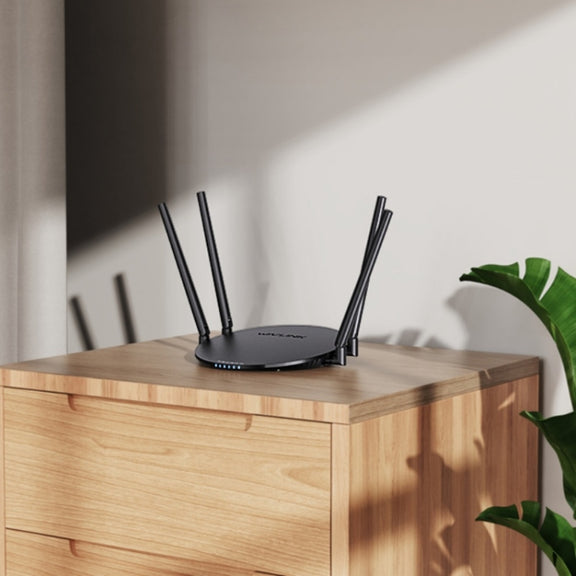 WAVLINK WN530G3 4x 5dBi Foldable Antenna AC1200 Dual Band Wireless Repeater Router, Plug:AU Plug