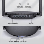 WAVLINK WN530G3 4x 5dBi Foldable Antenna AC1200 Dual Band Wireless Repeater Router, Plug:AU Plug