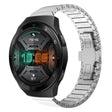For Huawei Watch GT 2e 22mm One Bead Paint Butterfly Buckle Alloy Watch Band(Silver) - free shipping - PMC TechLife - Order now!