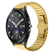 For Xiaomi Watch 2 Pro 22mm One Bead Paint Butterfly Buckle Alloy Watch Band(Gold)