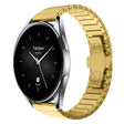 For Xiaomi Watch S2 22mm One Bead Paint Butterfly Buckle Alloy Watch Band(Gold) - free shipping - PMC TechLife - Order now!