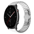 For Amazfit Watch GTR 2e 22mm One-Bead Paint Butterfly Buckle Alloy Watch Band(Silver) - free shipping - PMC TechLife - Order now!