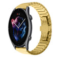 For Amazfit Sport Watch 3 22mm One-Bead Paint Butterfly Buckle Alloy Watch Band(Gold) - free shipping - PMC TechLife - Order now!