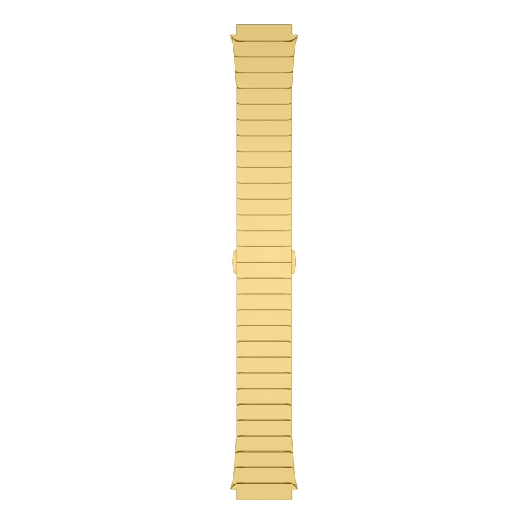 For Garmin Venu 3 22mm One Bead Paint Butterfly Buckle Alloy Watch Band(Gold)