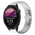 For Garmin Forerunner 255 22mm One Bead Paint Butterfly Buckle Alloy Watch Band(Silver) - free shipping - PMC TechLife - Order now!