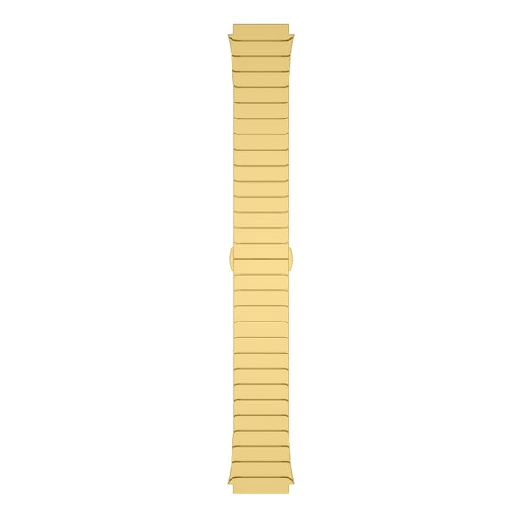 For Garmin Forerunner 255 Music 22mm One Bead Paint Butterfly Buckle Alloy Watch Band(Gold)