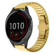 For Garmin Vivoactive 4 22mm One Bead Paint Butterfly Buckle Alloy Watch Band(Gold) - free shipping - PMC TechLife - Order now!