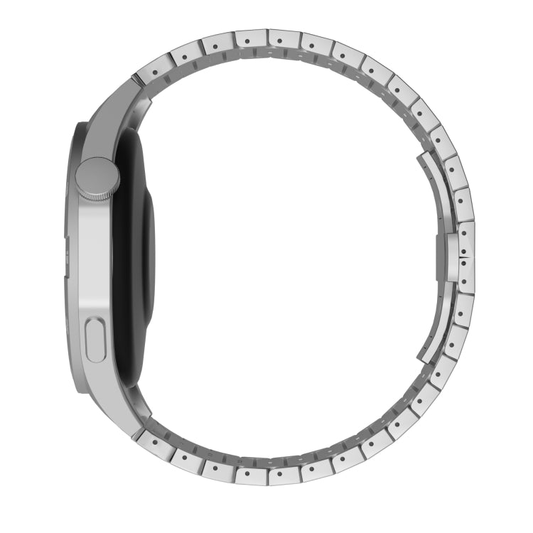 For COROS Pace 3 22mm One Bead Paint Butterfly Buckle Alloy Watch Band(Silver)
