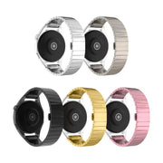For COROS Pace 3 22mm One Bead Paint Butterfly Buckle Alloy Watch Band(Silver)