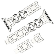For Apple Watch Ultra 49mm Quick-Release Metal Chain Watch Band(Silver)