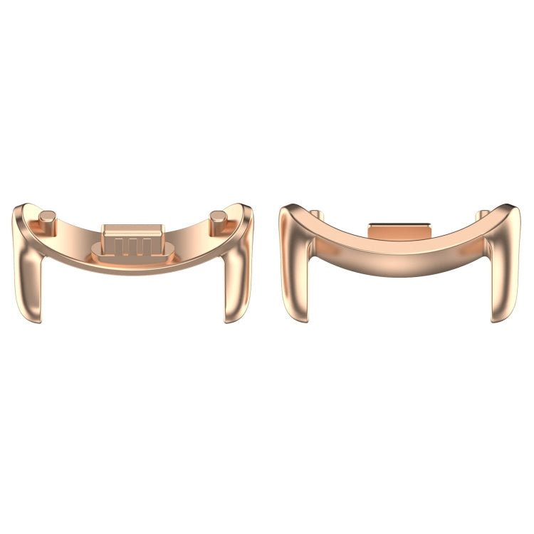 For Xiaomi Smart Band 9 NFC 14mm 1 Pair Metal Watch Band Connector(Rose Gold) - free shipping - PMc TechLife - Order now!
