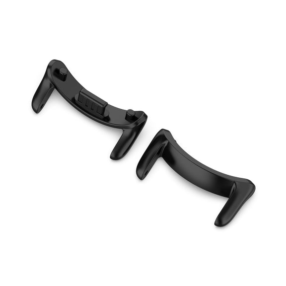 For Xiaomi Smart Band 9 NFC 12mm 1 Pair Metal Watch Band Connector(Black)