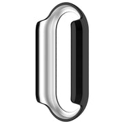 For Xiaomi Smart Band 9 NFC Diamond Half Coverage Hollow PC Watch Protective Case(Black)