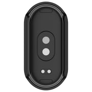 For Xiaomi Smart Band 9 Diamond Half Coverage Hollow PC Watch Protective Case(Black)