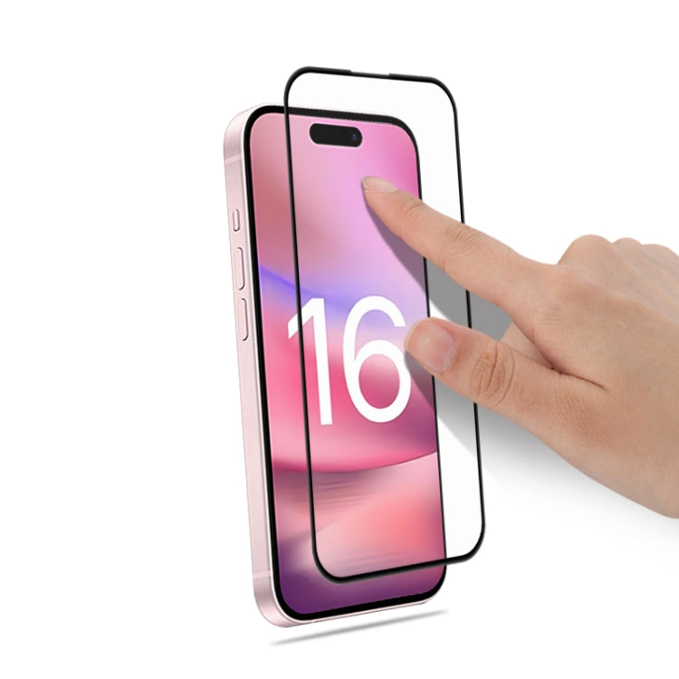 For iPhone 16 Plus mocolo 2.5D Full Glue Full Cover Tempered Glass Film - iPhone 16 Plus Tempered Glass by mocolo | Online Shopping South Africa | PMC TechLife | Buy Now Pay Later Mobicred