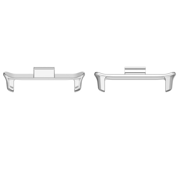 For vivo iQOO Watch GT 22mm 1 Pair Metal Watch Band Connector(Silver)