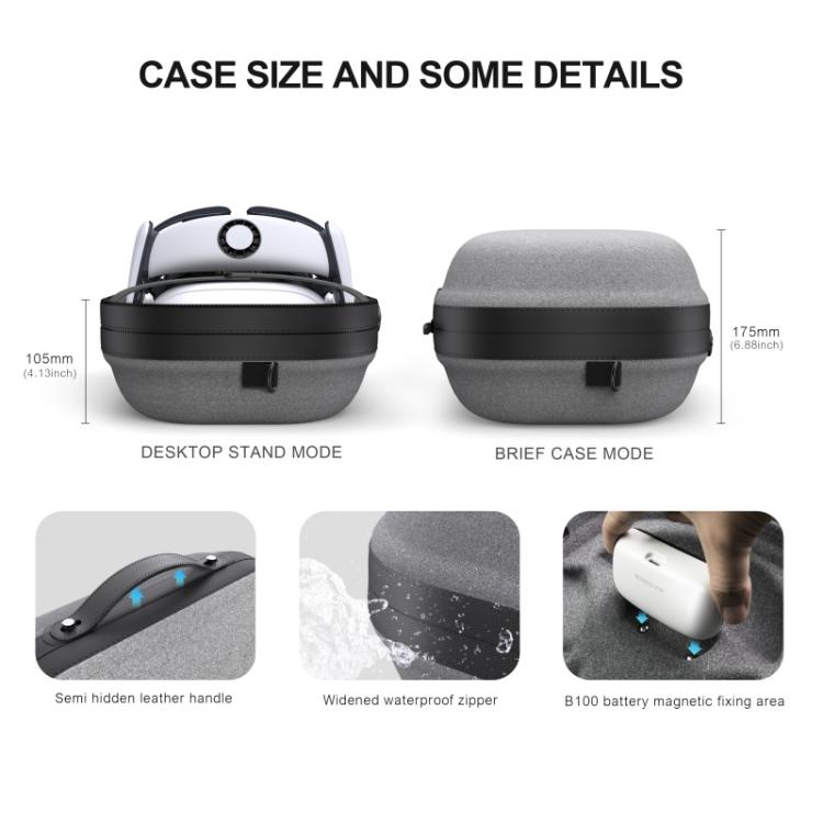 BOBOVR C3 For Meta Quest 3 Carrying Bag Hardshell Storage Case VR Accessories - VR Accessories by PMC TechLife | Online Shopping South Africa | PMC TechLife | Buy Now Pay Later Mobicred
