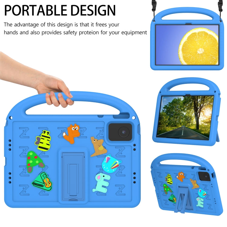 For Lenovo Tab M11 / Xiaoxin Pad 11 2024 Cartoon Sparrow EVA Shockproof Tablet Case(Blue) - Lenovo by PMC Jewellery | Online Shopping South Africa | PMC Jewellery | Buy Now Pay Later Mobicred