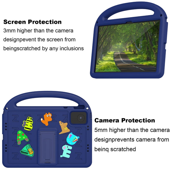 For Lenovo Tab M11 / Xiaoxin Pad 11 2024 Cartoon Sparrow EVA Shockproof Tablet Case(Navy Blue)