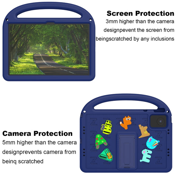 For Lenovo Tab M11 / Xiaoxin Pad 11 2024 Cartoon Sparrow EVA Shockproof Tablet Case(Navy Blue)