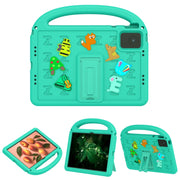 For Lenovo Tab M11 / Xiaoxin Pad 11 2024 Cartoon Sparrow EVA Shockproof Tablet Case(Glacier Green)